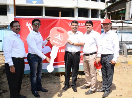SANY India hands over SANY Piling Rig SR285 to J. Kumar infraprojects for Mumbai Metro project
